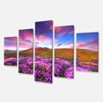 thumbnail image 2 of Magic Pink Rhododendron Flowers - Large Landscape Canvas Art Print, 2 of 3