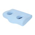 thumbnail image 3 of Almohada para perforaciones orejas, ideal para usar con auriculares y pendientes. Transpirable, ergonómica, para dormitorio y hogar. Cojín cervical Azul, 3 of 8