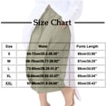 thumbnail image 3 of Tnhcen Women's 100% Polyester Twill Casual Elastic Waist Wide Leg 7/8 Length Pants with Pockets Pleated Design Plus Size S - 2XL Solid Loose Trousers, 3 of 6