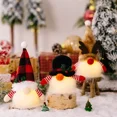 thumbnail image 4 of Adornos para árbol de Navidad con luz LED de estilo navideño, muñeco de peluche de gnomo de Papá Noel, suministros de decoración para fiestas de Navidad de Año Nuevo, 4 of 6