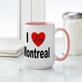 thumbnail image 4 of CafePress - I Love Montreal Quebec Large Mug - 15 oz Ceramic Large White Novelty Mug, 4 of 4