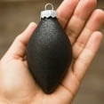 thumbnail image 6 of SLEETLY 12pk Christmas Tear Drop Finial Hanging Pendant Ornaments for Tree Holiday Xmas Decorations, Long 4 inch Big Shatterpoof Plastic, Black, 6 of 10
