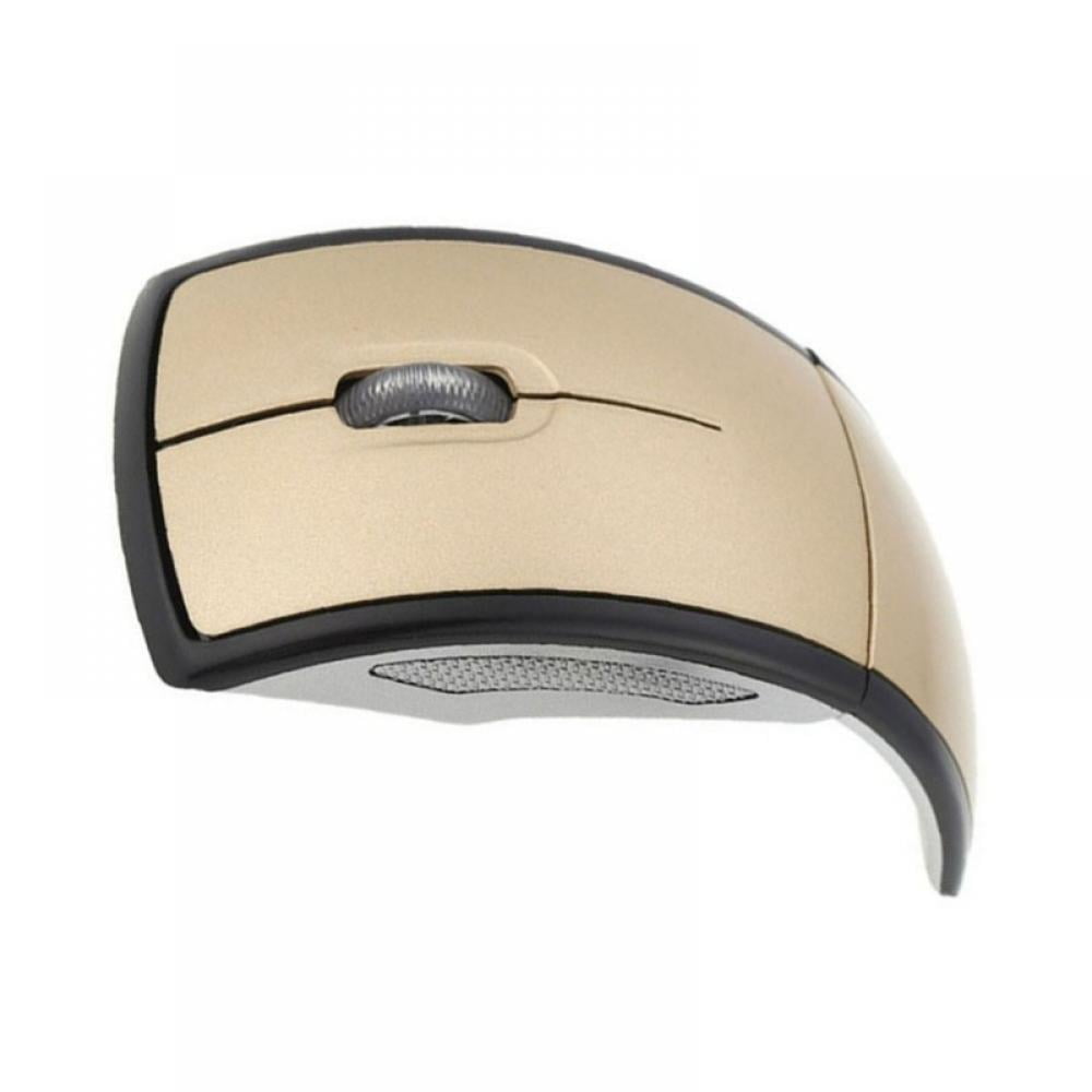 HOTWINTER Wireless Foldable Computer Mouse Arc Touch Mice Slim Optical
