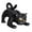 Black, Orange, variant on HOMCOM 6FT Inflatable Halloween Jack-O-Lantern and Ghosts, Inflatable Outdoor LED Yard Display, Built -in LED