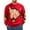Red, variant on Men's Halloween Skeleton Sweater Goth Grunge Skull Long Sleeve Pullover Jumper Graphic Alternative Sweaters(Red/L)