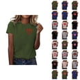 thumbnail image 1 of T-shirts de la Saint-Valentin pour Femmes 2026 Mode Manches Courtes Col Rond Cœur Graphique, 1 of 4