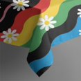 thumbnail image 4 of Pioneer Flower Floral Print Pattern Rectangle Tablecloth 60"x102", Waterproof Polyester Table Cloth, Wipeable Spillproof for Dining Camping Indoor Outdoor, 4 of 6