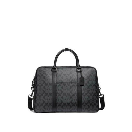 Brand New Mens Coach F31564 Soft Core Overnight Signature Duffle Travel Bag