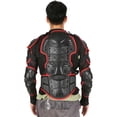 thumbnail image 2 of Graflsoa Durable Motorcycle Armor Vest with PE Shell & EVA Foam for Full Body Protection - Red, Unisex, Size L, 2 of 6