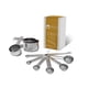 thumbnail image 1 of Bella Cooks Juego De Tazas Medidoras - Cucharas Y Tazas Medidoras De Acero Inoxidable - Apilables Y Colgables - Tazas Medidoras Para Hornear - Con Marcas Precisas, 1 of 5