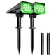 thumbnail image 1 of 2PCS Solar LED Light Super Bright Green Lawn Light, 1 of 5