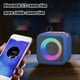 thumbnail image 4 of Altavoz Bluetooth con Luces RGB de Colores | Bluetooth 5.3 | Baja Latencia | Efecto Sonoro de Área Amplia | Batería de Alta Capacidad 500mAh | Alcance Inalámbrico de 10 Metros | 4.13x4.13x3.35, 4 of 6