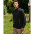 thumbnail image 5 of Kallspin Men's Wool Blend Turtle Neck Midweight Pullover Sweaters(Black,2X-Large), 5 of 10