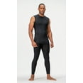 thumbnail image 3 of DEVOPS 3 Pack Men's Athletic Compression Shirts Sleeveless (2X-Large, Black/Black/Black), 3 of 7