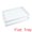 White, variant on Unique Bargains 2 Stackable PU Leather Jewelry Boxes Organizer Tray with Removable Divider White Flat Tray