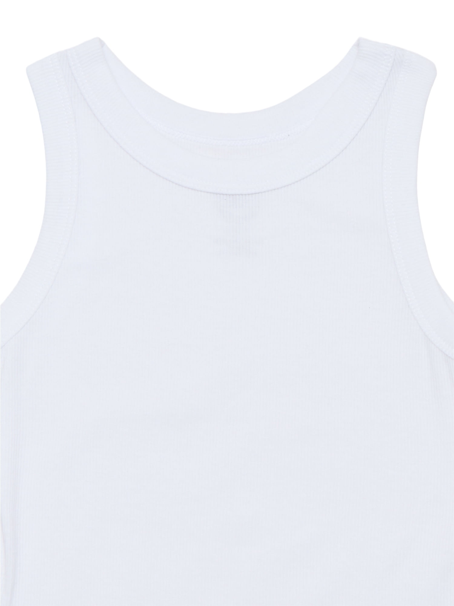 Wonder Nation Girls Kid Tough Tank Tops, 3-Pack, Sizes 4-18 and Plus