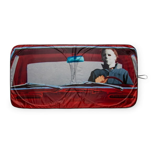 Surreal Entertainment SRE-CS-HAL-MMCR-C Halloween Michael Myers Sunshade for Car Windshield,64 x 32 Inches