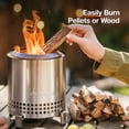 thumbnail image 2 of Solo Stove Mesa XL, 7" Tabletop Fire Pit w/ Stand, Wood or Pellet Bonfire, Gunmetal, 2 of 8