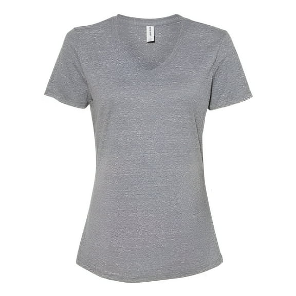 Women's Snow Heather Jersey V-Neck