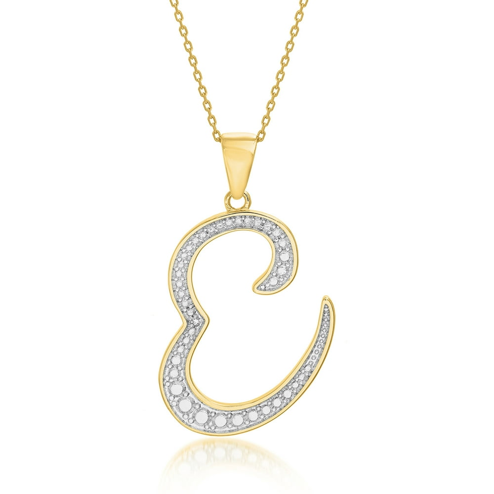 Necklace with e on it Outlet