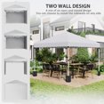 thumbnail image 4 of Outsunny 10' x 10' Pop Up Canopy Tent with Removable Sidewalls Carry Bag, 4 of 10