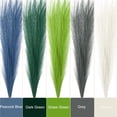 thumbnail image 3 of 4 Pcs 17 Inch Faux Pampas Grass Artificial Boho Decor Home Peacock Blue, 3 of 6