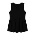 thumbnail image 5 of BUIGTTKLOP Tank Tops for Women Summer Babydoll Tops V Neck Sleeveless Shirts Dressy Casual Blouses Beach Vacation Clothes, 5 of 5