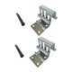 thumbnail image 4 of 2 soportes para rodillos de puerta de garaje. Herrajes de fácil instalación y resistentes al desgaste para puertas elevables industriales. Piezas Debajo del eje, 4 of 9