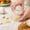 A Clear, variant on Manual Garlic Mincer, Clear Transparent 3 Pack Manual Food Chopper, Kitchen Home Cooking Prep Gadget Set, For Mincing Garlic Ginger Onion Herb Spices for Quick Easy Food Processing