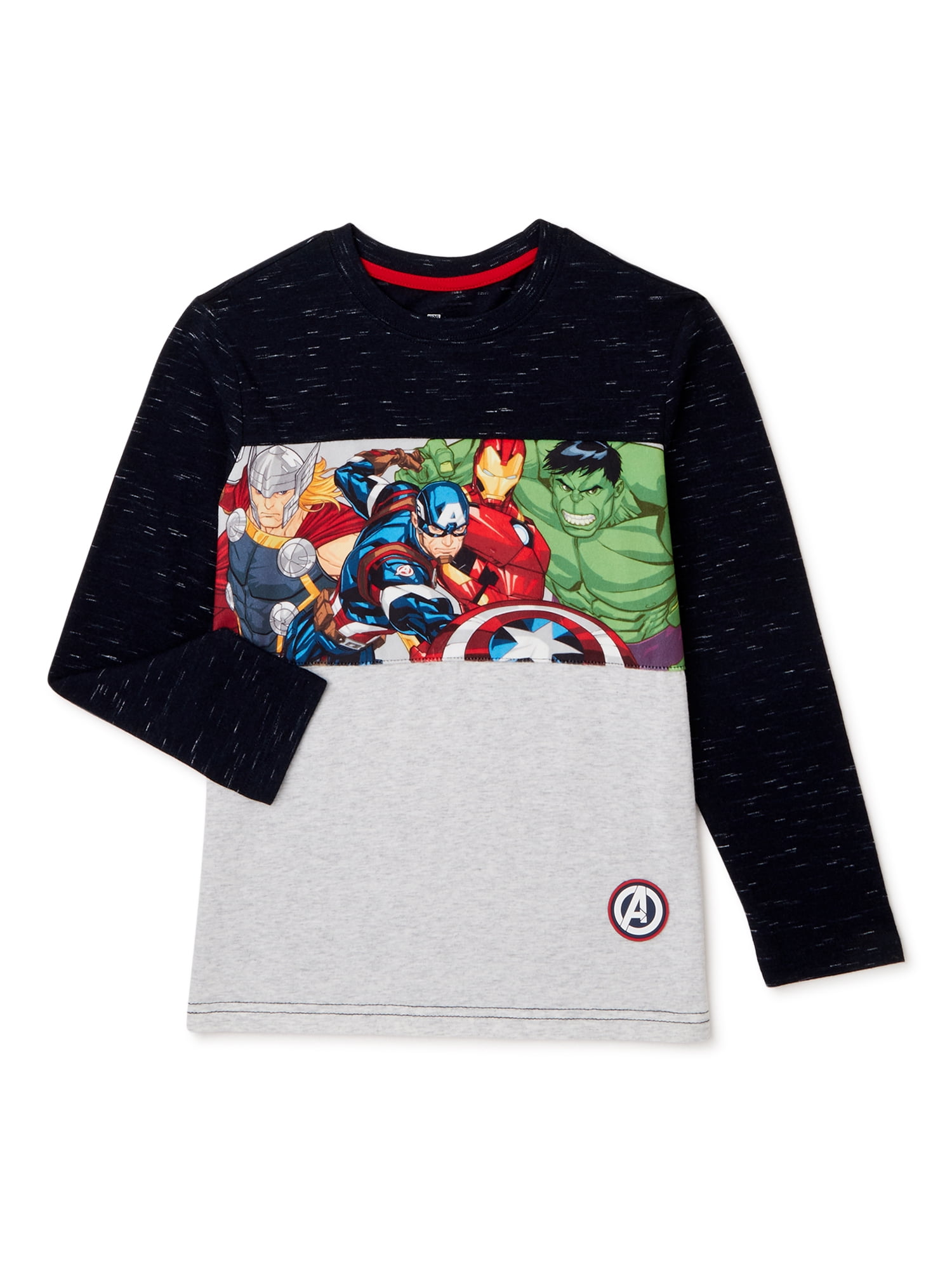 Avengers Boys Long Sleeve Top, Sizes 4 