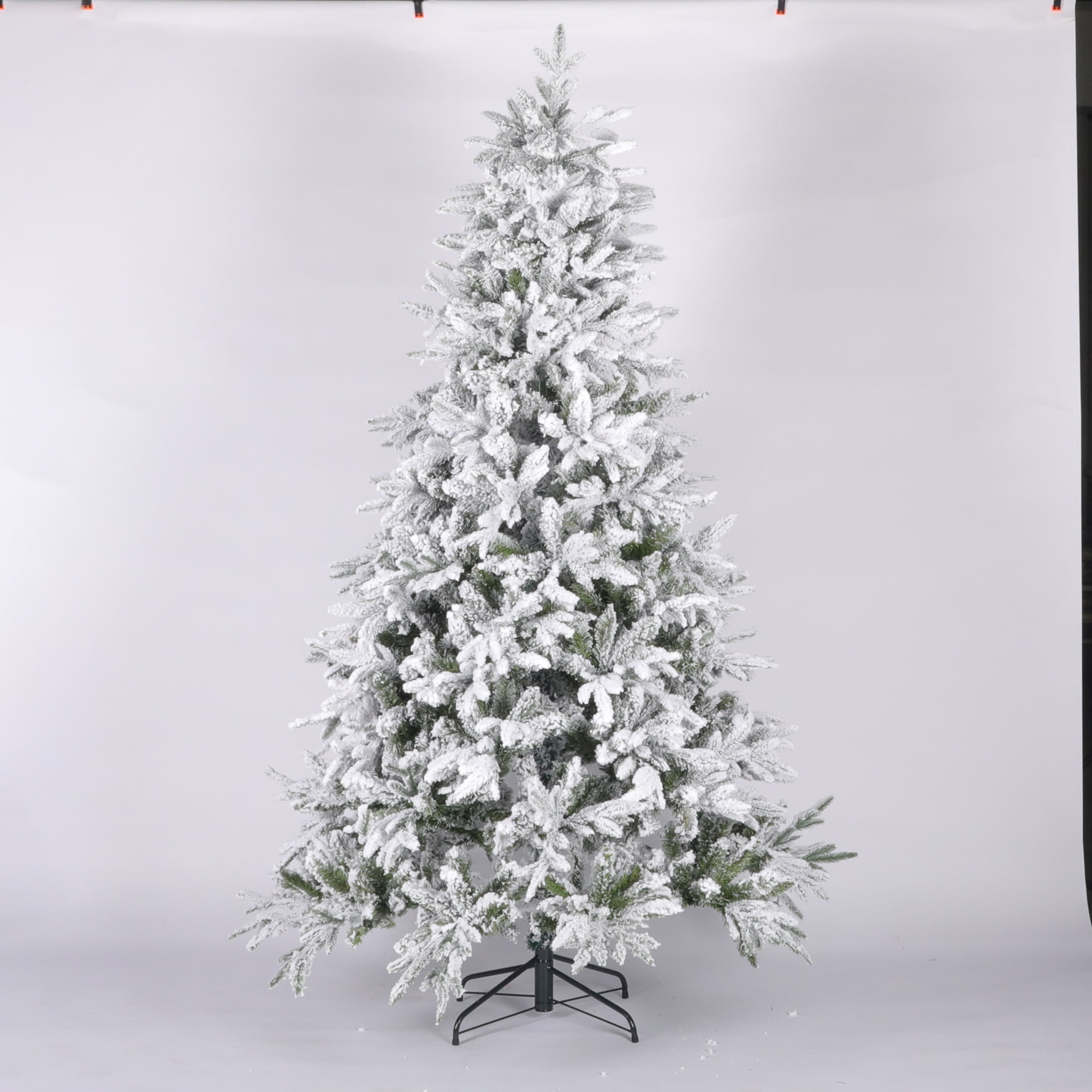 Deluxe 5ft White Artificial Christmas Tree Thickness Leaf Realistic Appearance
