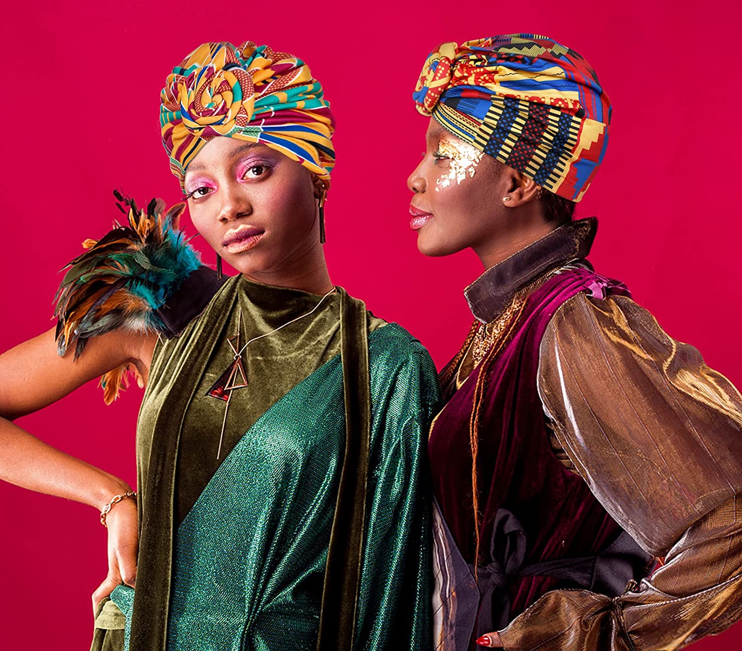 Pcs African Head Wrap for Women Knot 