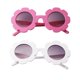 thumbnail image 2 of 2 gafas de sol redondas UV400 para bebés y niños pequeños, regalo Rosa + blanco, 2 of 6