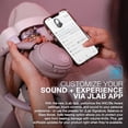 thumbnail image 5 of JLab JBuds Lux ANC Wireless Headphones, Mauve, Hybrid Active Noise Cancelling, Customizable Sound, Spatial Audio Compatible, Premium Over-Ear Bluetooth Headset, 5 of 5