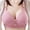 Pink, variant on Comfort Fit Smoothing Bra Women's Striped Bra Wire Free Underwear One-Piece Bra Everyday Underwear