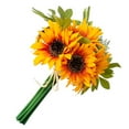 thumbnail image 4 of CNKOO Hi FANCY Artificial Sunflower Bundle Simulation Floral Decor Home Table Centerpiece Fake Flower with Leaves, 4 of 10