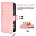 thumbnail image 3 of Compatible avec Google Pixel 3 TG Étui Portefeuille en Cuir à Rabat Porte-Cartes Support Accessoires pour Cellulaire Porte-Monnaie Fente pour Pièce d'Identité de Crédit Étuis de Téléphone pour Pixel1 Femmes Hommes Rose, 3 of 5