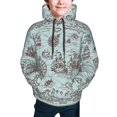 thumbnail image 5 of Kll Unisex Kids Boys Girls Hooded Pocket Pullover Hoodies-Pirate Adventure Map, 5 of 9