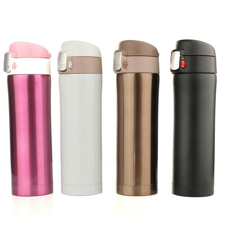 18Oz Portable Hot Stainless Steel Vacuum-Insulated thermos leak-proof Insulated Container Coffee Tea Water Beverage Bottle Flasks Travel