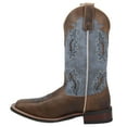 thumbnail image 2 of Laredo Womens Isla TooledInlay Embroidered Square Toe Cowboy  Mid Calf Boot, 2 of 4