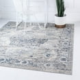 thumbnail image 5 of Rugs.com Oregon Collection Rug – 6 Ft Square Gray Low-Pile Rug Perfect For Living Rooms, Kitchens, Entryways, 5 of 9