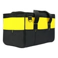thumbnail image 1 of Multi-purpose Oxford Fabric Tool Bag Wide Mouth Zipper Bag Multifunction Utility Bag with Carrying Handle, 1 of 8