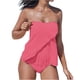 thumbnail image 2 of Neewe Womens Summer Two Piece Swimsuit Ruffle High Waisted Tankinis Flowy Bathing Suit Modest Swimwear Beachwear（S-5XL）, 2 of 8