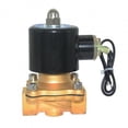 thumbnail image 1 of Válvula Solenoide de Latón de 24 V 1/2 de Funcionamiento Directo para Aire, Agua, Aceite,, 1 of 7