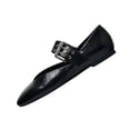 thumbnail image 3 of Zedker Shoes for Women Classic Comfort Mary Jane Flats Fashion Casual Dress Shoes Cute Closed Toe Slip On Lightweight Breathable Walking Shoes Black 36, 3 of 10