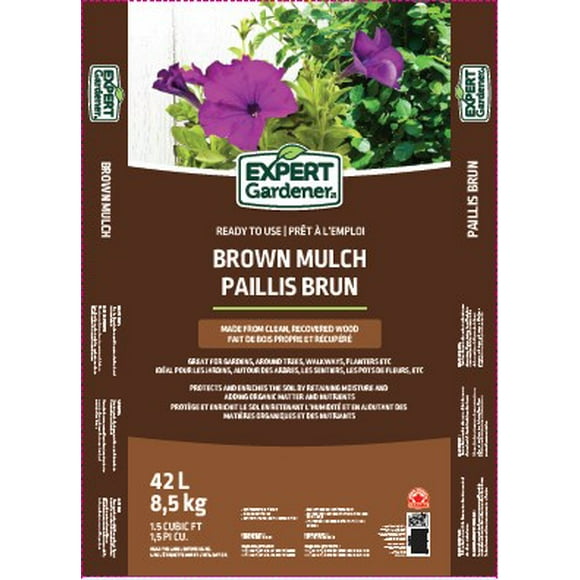 Expert Gardener Brown Mulch