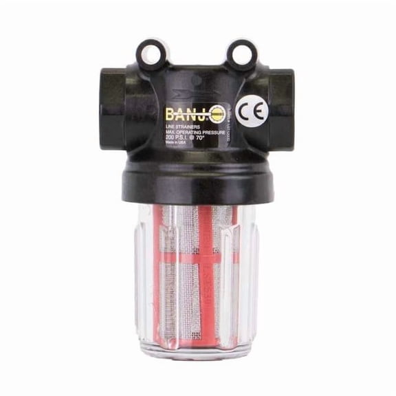 Banjo T-Line Strainer,1/2",595 Microns LSTM050-30C