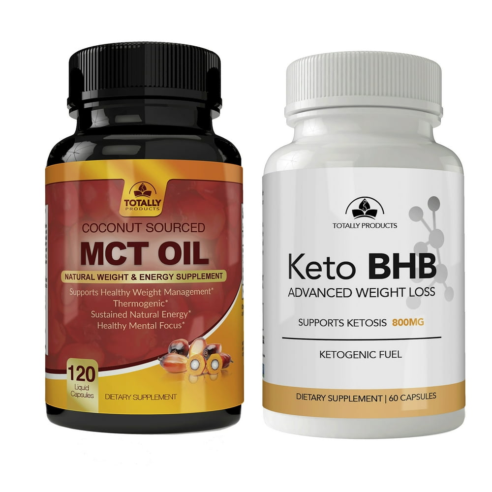 Totally Products Keto Slim BHB &amp; Pure MCT Oil Combination