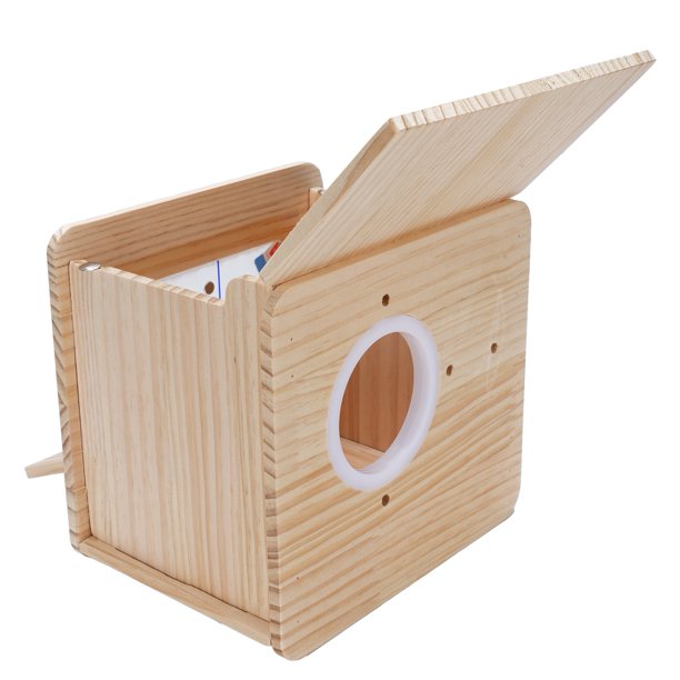 Caja Nido Para Periquitos, Casa De Cría De Loros Multifuncional Para Agapornis