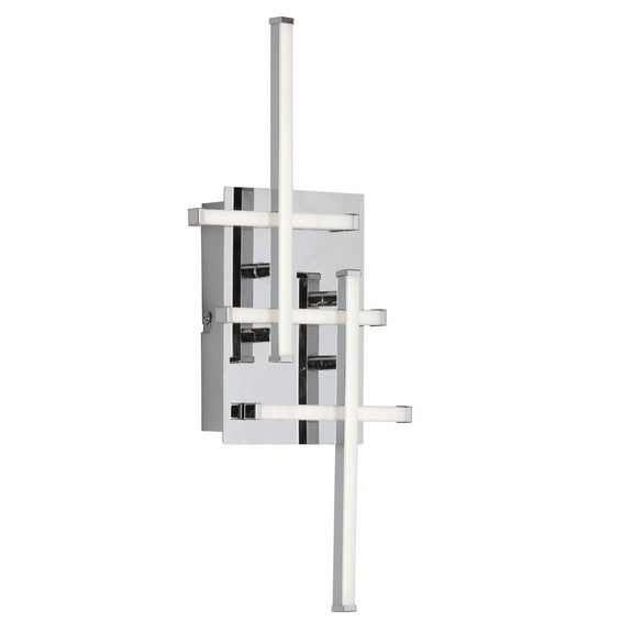 Dainolite 5 Light LED Wall Sconce, Polished Chrome